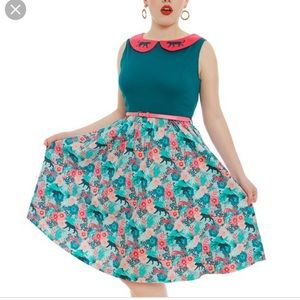 Lindy Bop Leopard Swing Dress